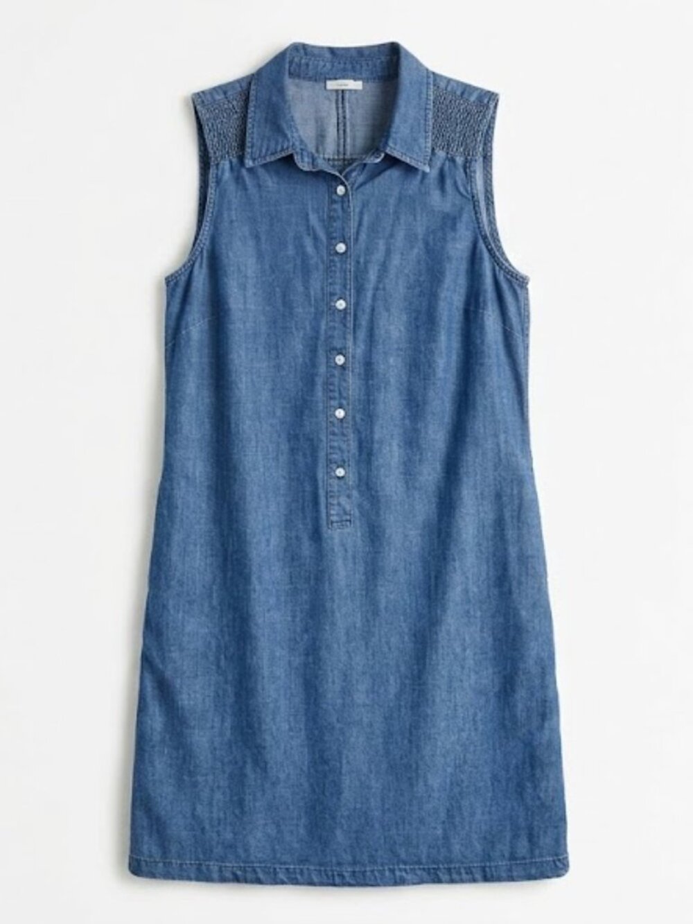 Talbots Sleeveless Denim Midi Dress